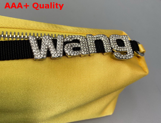 Alexander Wang Heiress Satin Pouch in Yellow Replica