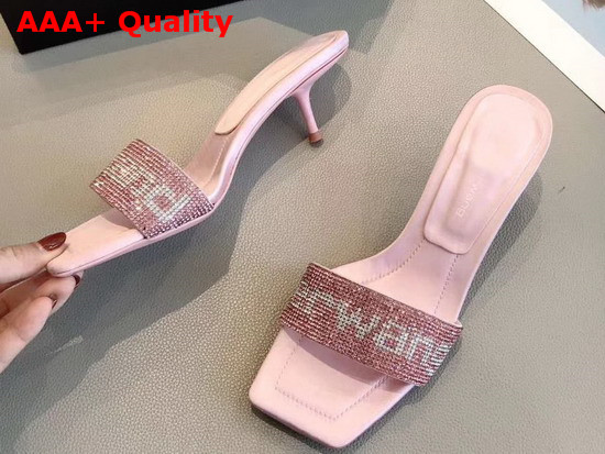 Alexander Wang Jessie Crystal Slide Pink Replica