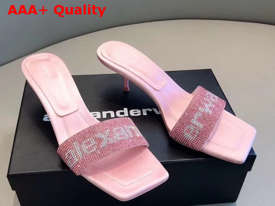 Alexander Wang Jessie Crystal Slide Pink Replica