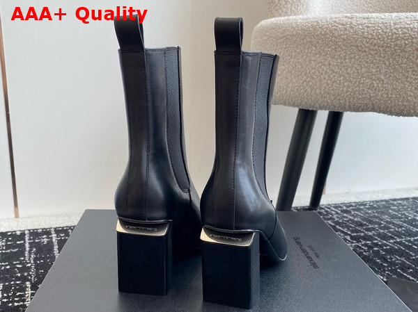 Alexander Wang Kane Ankle Boot in Black Leather Replica