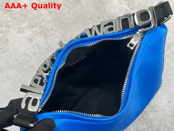 Alexander Wang Marquess Medium Hobo in Bright Blue Satin Replica