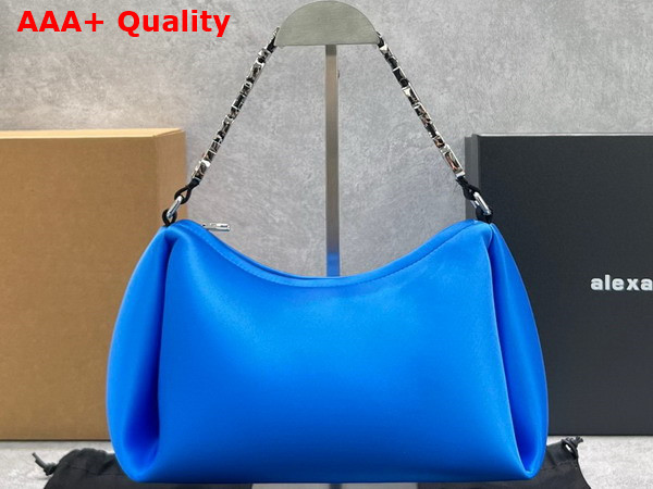 Alexander Wang Marquess Medium Hobo in Bright Blue Satin Replica