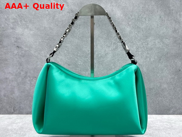 Alexander Wang Marquess Medium Hobo in Green Satin Replica