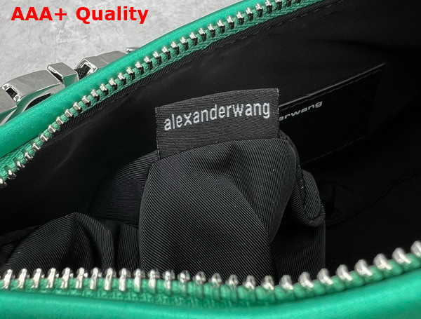 Alexander Wang Marquess Medium Hobo in Green Satin Replica