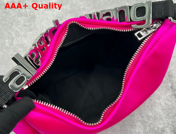 Alexander Wang Marquess Medium Hobo in Hot Pink Satin Replica