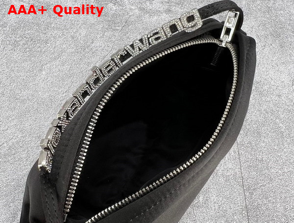 Alexander Wang Marquess Micro Bag in Black Satin Replica