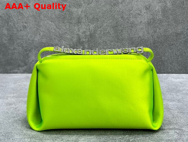 Alexander Wang Marquess Micro Bag in Neon Yellow Satin Replica