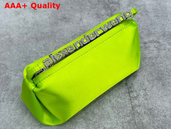 Alexander Wang Marquess Micro Bag in Neon Yellow Satin Replica