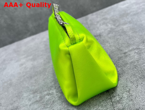 Alexander Wang Marquess Micro Bag in Neon Yellow Satin Replica