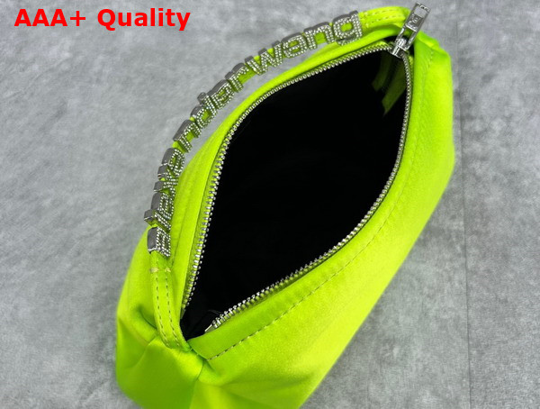 Alexander Wang Marquess Micro Bag in Neon Yellow Satin Replica