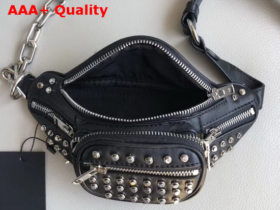 Alexander Wang Microstud Attica Mini Fanny Pack Black Replica