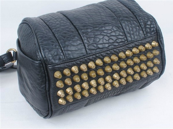 Alexander Wang Rockie Bag in Pebbled Black with Antique Brass for Sale