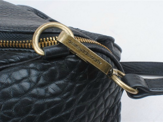 Alexander Wang Rockie Bag in Pebbled Black with Antique Brass for Sale