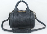 Alexander Wang Rockie Bag in Pebbled Black with Antique Brass for Sale