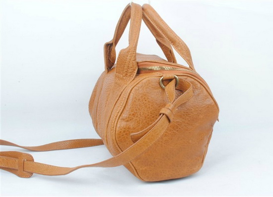 Alexander Wang Rockie in Pebbled Brown with Antique Brass for Sale