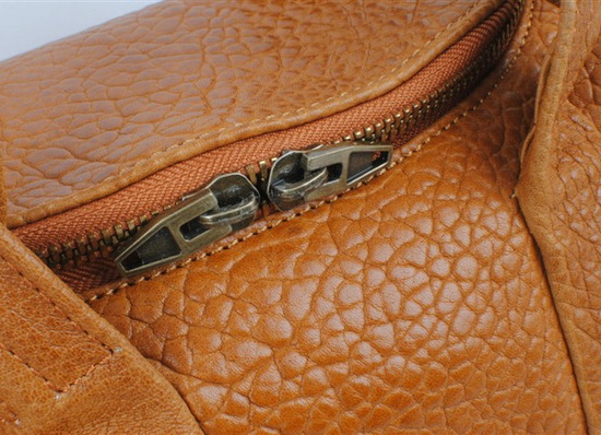 Alexander Wang Rockie in Pebbled Brown with Antique Brass for Sale