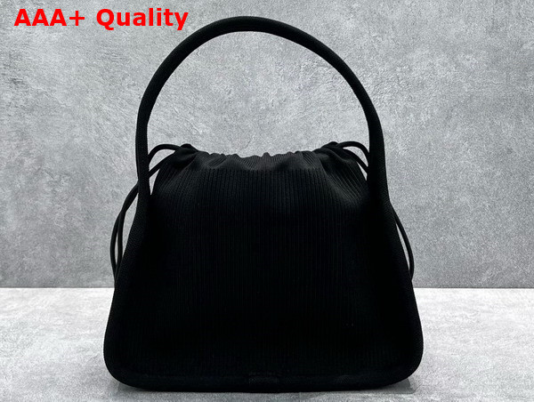 Alexander Wang Ryan Small Bag in Rib Knit Black Replica