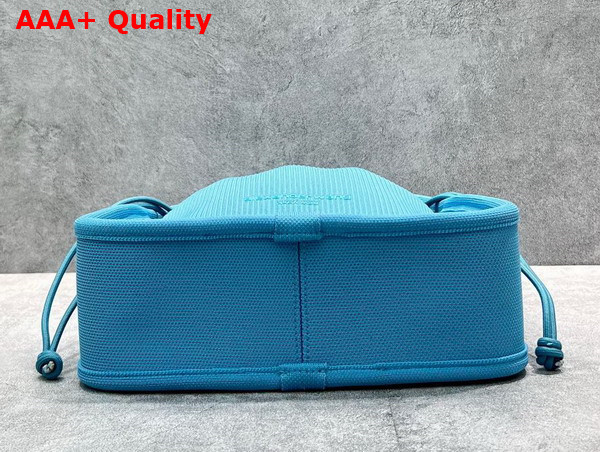 Alexander Wang Ryan Small Bag in Rib Knit Blue Raspberry Replica