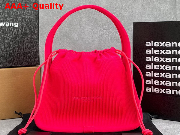 Alexander Wang Ryan Small Bag in Rib Knit Red Replica