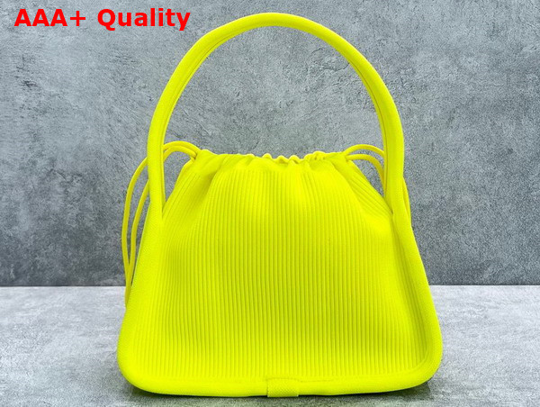 Alexander Wang Ryan Small Bag in Rib Knit Soft Glowstick Replica