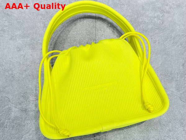 Alexander Wang Ryan Small Bag in Rib Knit Soft Glowstick Replica