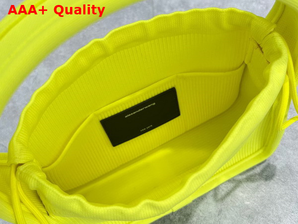 Alexander Wang Ryan Small Bag in Rib Knit Soft Glowstick Replica