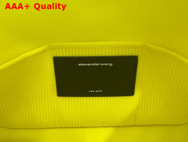 Alexander Wang Ryan Small Bag in Rib Knit Soft Glowstick Replica