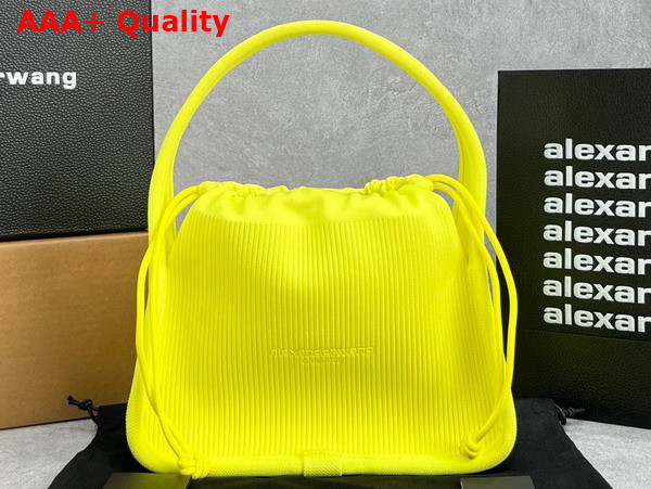 Alexander Wang Ryan Small Bag in Rib Knit Soft Glowstick Replica