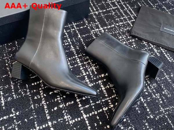 Alexander Wang Toni Ankle Boot in Black Leather Replica