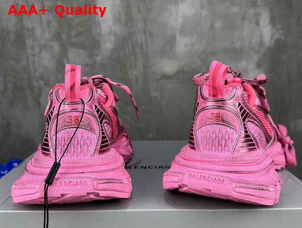 Balenciaga 3XL Sneaker in Pink Mesh and Polyurethane Replica