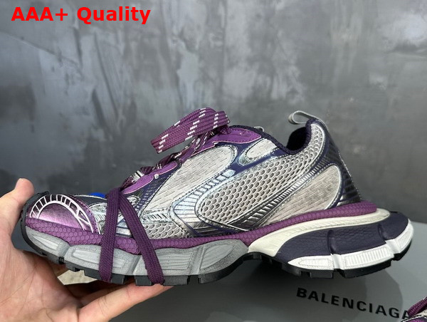 Balenciaga 3XL Sneaker in Purple and Grey Mesh and Polyurethane Replica