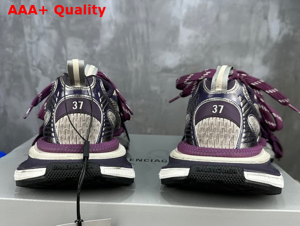 Balenciaga 3XL Sneaker in Purple and Grey Mesh and Polyurethane Replica