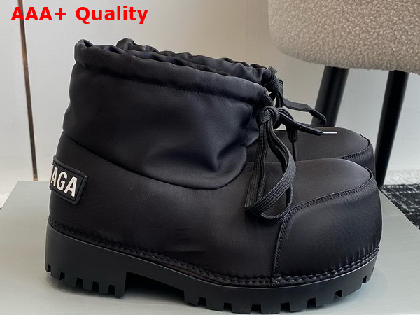 Balenciaga Alaska Ankle Boot in Black Nylon Replica