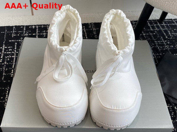 Balenciaga Alaska Ankle Boot in White Nylon Replica