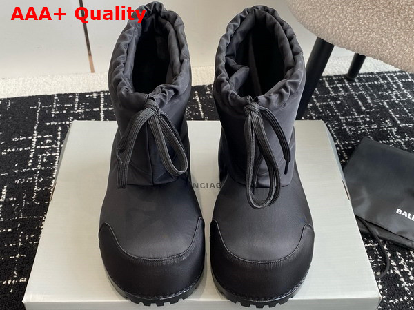 Balenciaga Alaska Low Boot in Black Nylon Replica