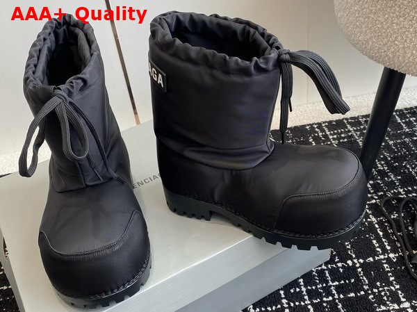 Balenciaga Alaska Low Boot in Black Nylon Replica