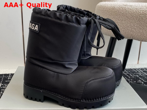 Balenciaga Alaska Low Boot in Black Nylon Replica