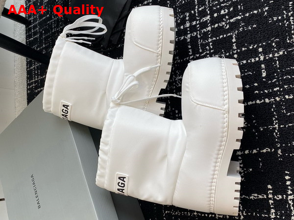 Balenciaga Alaska Low Boot in White Nylon Replica