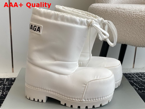 Balenciaga Alaska Low Boot in White Nylon Replica