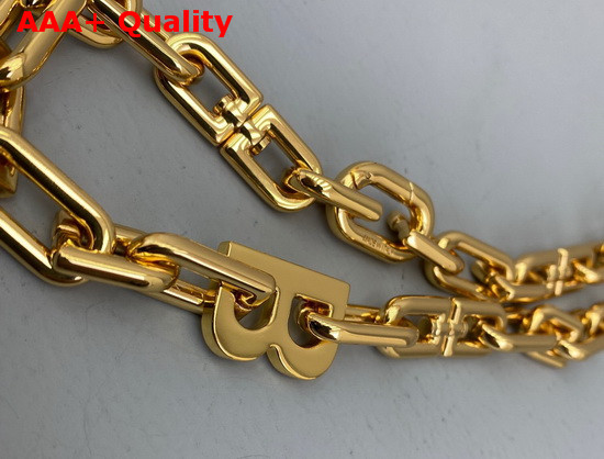 Balenciaga B Chain Necklace Gold Replica