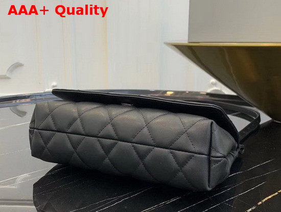 Balenciaga B Medium Shoulder Bag in Black Quilted Nappa Calfskin Replica