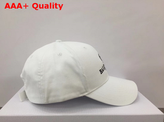 Balenciaga BB Baseball Cap White Replica