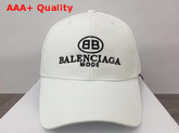 Balenciaga BB Baseball Cap White Replica