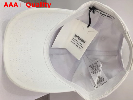 Balenciaga BB Baseball Cap White Replica