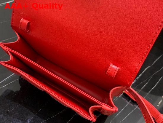 Balenciaga BB Belt Bag in Red Quilted Nappa Calfskin Replica