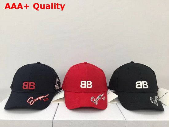 Balenciaga BB Europe 2018 Cap Red Replica