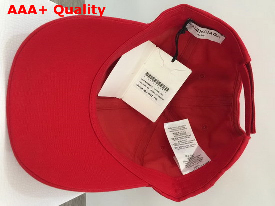 Balenciaga BB Europe 2018 Cap Red Replica