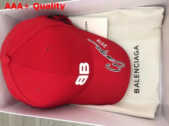 Balenciaga BB Europe 2018 Cap Red Replica