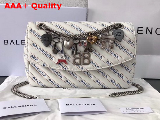 Balenciaga BB Handbag in White Replica