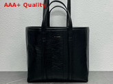 Balenciaga Barbes Medium East West Shopper Bag in Black Replica